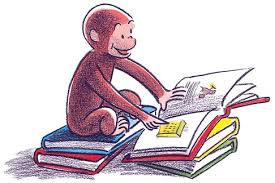 By George, It\u0026#39;s Literacy Children\u0026#39;s Icon Helps Library Promote Reading. Previous | Next. Curious George reading a book. Back to By George, It\u0026#39;s Literacy - expand-george02