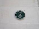 Commemorative plaque to Jeremy Bentham on the gateway of the Home Office - via Daymix