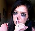 girl with smeared makeup, photo by ashley rose Beauties, what's your makeup ... - makeup_ashley_rose