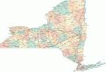 Map of New York County Area Printable | New York City Map | NYC ...