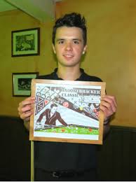 ... Snookerbacker Classic in Leeds yesterday saw this year\u0026#39;s top UK Amateur event get off with a bang and a hard fought victory for homeboy Oliver Lines, ... - Oliver-with-Artwork