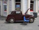 Electric car, Newton Abbot. On display as part of a classic car day in the - via Daymix