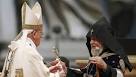 Pope Francis calls Armenian slaughter first genocide of the 20th.