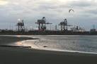 The surfers had been sailing across the Tees Mouth all the way to North Gare - via Daymix