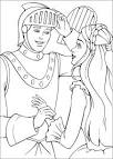 Barbie Princess and Pauper coloring page