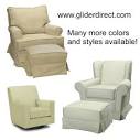 NURSERY GLIDER OTTOMAN (USA) Factory Direct! - Marietta - For ...