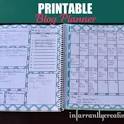 Printable Blog Planner  Blogging Tips      Tip Junkie Printables