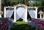 Wedding Backdrops, backgrounds, decorations, columns.