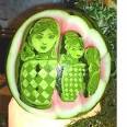 Chinese Watermelon Art/