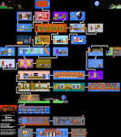 Maniac Mansion Nintendo NES Map