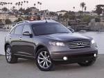Infiniti FX45 wallpaper # 02 of 13, Front Angle, MY 2005, 1024x768