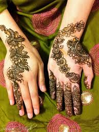 New Latest Eid Mehndi Style Fashion For Girls 2013