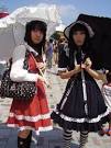 Lolita (L) and Goth Lolita (R) Harajuku girls | Photo