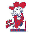 Ole Miss Colonel Reb and Confederate Flag