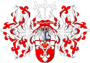 Coat-of-arms of paleontologist Ernst Freiherr Stromer von ...