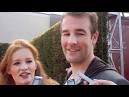 James Van Der Beek & his wife,