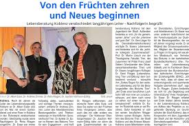 Dr. Albert Esser verabschiedet sich als Leiter der Koblenzer ... - ba-9.6.2012-S.-17-LebensberatungEPaperImage