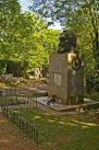 TQ2886 : Karl Marx with 1 May floral tributes, Highgate Cemetery - via Daymix