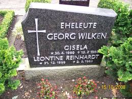 Grab von Georg Wilken (-), Friedhof Nordgeorgsfehn