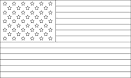 Flags coloring page