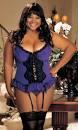 Black &amp; Purple Bustier :: Naughty Collection :: Lingerie ...