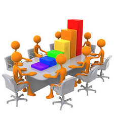 meet to exchange ideas