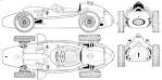 CAR blueprints - 1958 Ferrari 246 F1 Cabriolet blueprint
