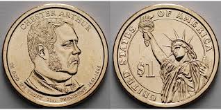 Chester A. Arthur / Kupfer-Nickel, Denver 1 $ 2012 USA Münzen