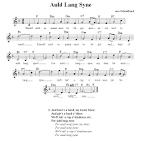 Liederbuch: Auld Lang Syne
