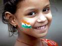 Sau mein ninyaanvey bey-imaan, phir bhi mera bharat mahaan ! - a-child-paints-indian-tricolor