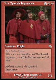 No one expects it