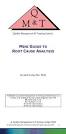 Root Cause Analysis