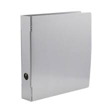 Heavy-Duty Metal 3-Ring Binder, 2" Spine - Bindertek
