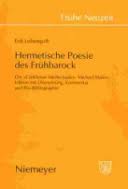 Hermetische Poesie des Frühbarock, Erik Leibenguth, ISBN ...
