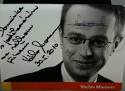 Václav Moravec dal autogram