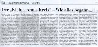 Projekt \u0026quot;Kleine-Anna-Kreis\u0026quot; 2008