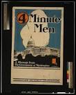 4 minute men, a message from the government at Washington ...