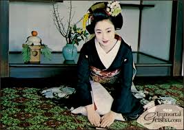 Mineko Iwasaki as a young geisha in the 1960s