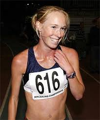 ALL SMILES: Kimberly Smith after winning her 5000m run at the NZ Track and Field championships. - 336479