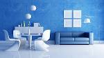 Urban Style Interior Design with Combination of Blue and White ...