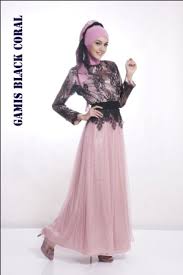 Contoh Baju Gamis Modern Keluaran Terbaru