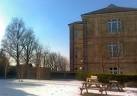 Snow in Elton John Garden - via Daymix