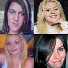 &#39;Craigslist killer&#39;: Amber Lynn Costello, 27, (top left), Megan Waterman (top right), Melissa Barthelemy, 24, (bottom left) and Maureen Brainer-Barnes, ... - article-1350251-0CE4F522000005DC-801_468x466