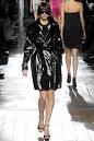 The Look for Less  Lanvin Patent Leather Trench Coat