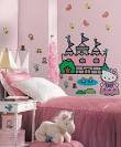 Hello Kitty Wallpaper Murals to Paint Girls Bedroom Walls Decor ...