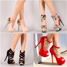 Shoes: platform high heels, gold, cream high heels, high red heels ...