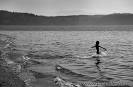 wading