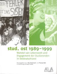 Wandel von Lebenswelt und Engagement der Studierenden in Ostdeutschland. Hrsg. unt. Mitarb. v. Ralph Meder. Akademische Verlagsanstalt, Leipzig 2000. - stud_ost.-big