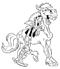 Lucky Luke coloring page
