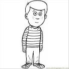 Boy coloring page